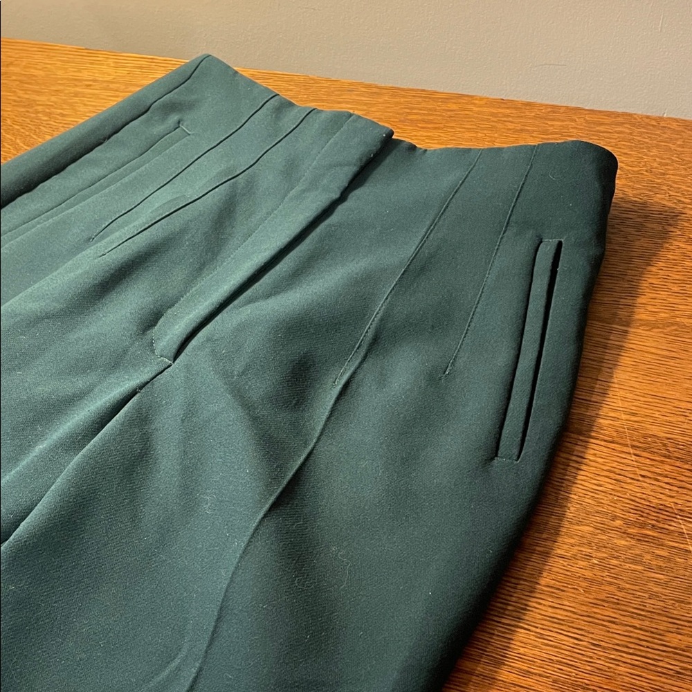 Zara Women’s Dark Green Dress Pants